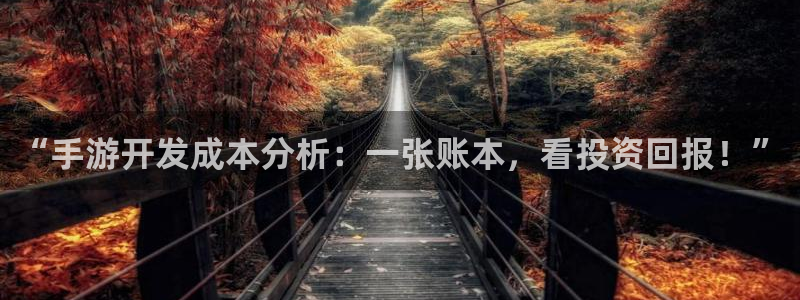 沐鸣2测速：“手游开发成本分析：一张账本，看投资回报！”