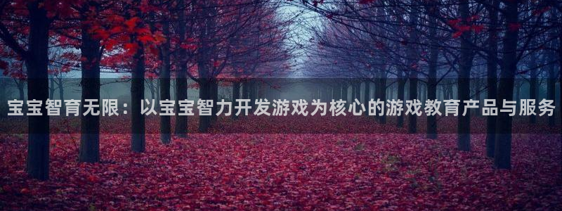 沐鸣2官网网址：宝宝智育无限：以宝宝智力开发游戏为核心的游戏教育产品与服务